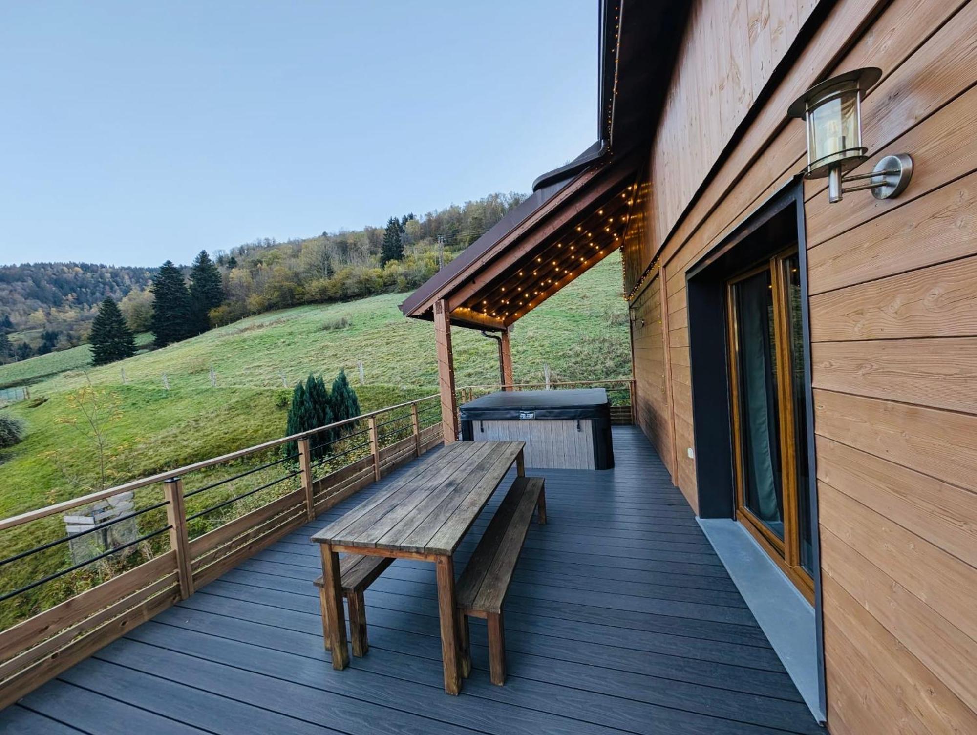 Casa De Monzel With 6-Person Jacuzzi & Panoramic View Villa La Bresse Luaran gambar